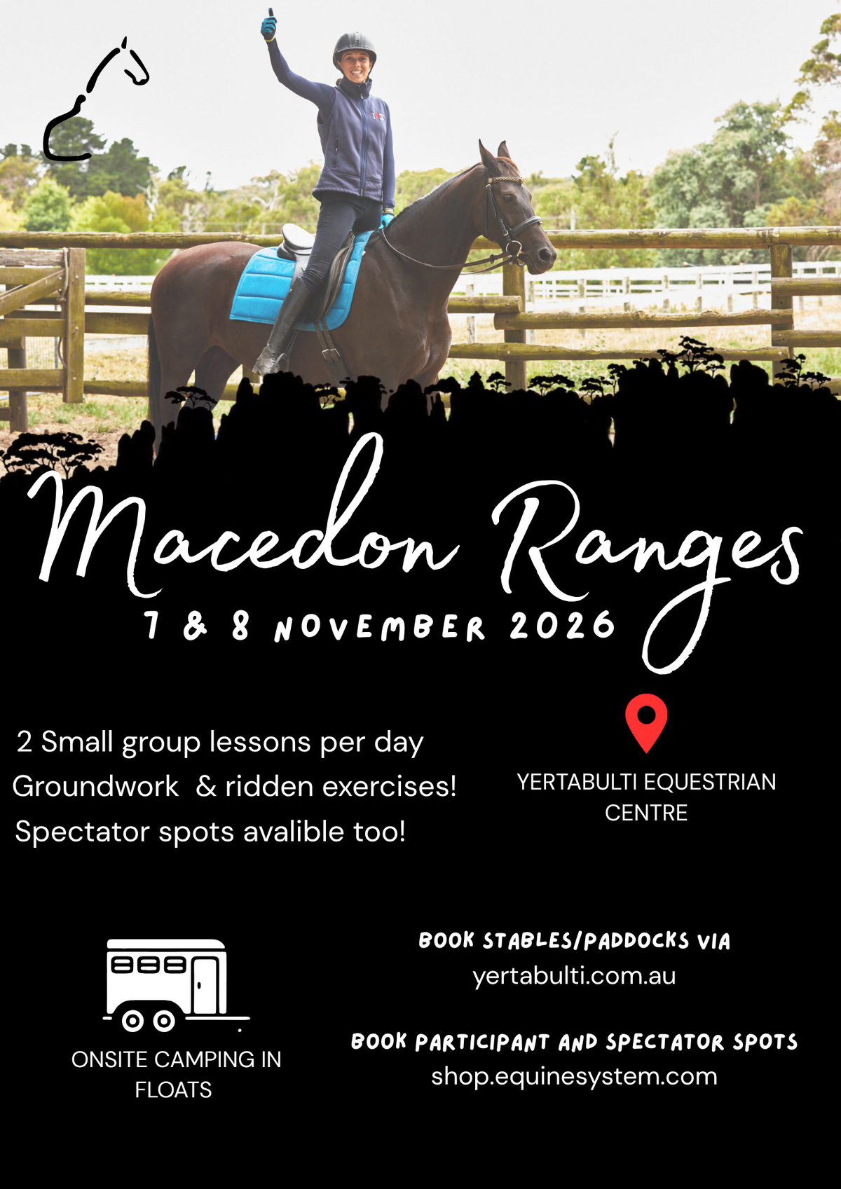 Melbourne, Macedon Ranges Groundwork to ridden Clinic 7 & 8th Nov